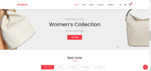 Shopping eCommerce website developed by amourasp
